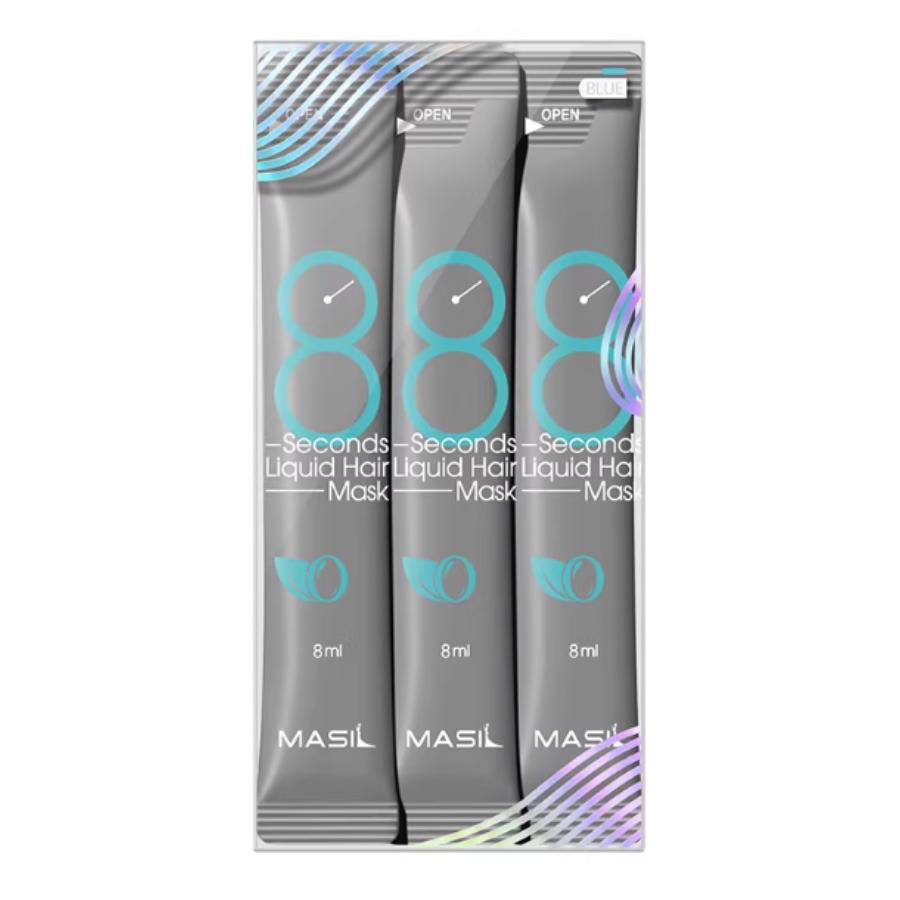 MASIL 8 Sec Salon Hair Mask – Just 8 Seconds for Salon-Smooth, Glossy, Soft Hair at Home, Light Liquid Turns Cream on Wet Hair 16ml