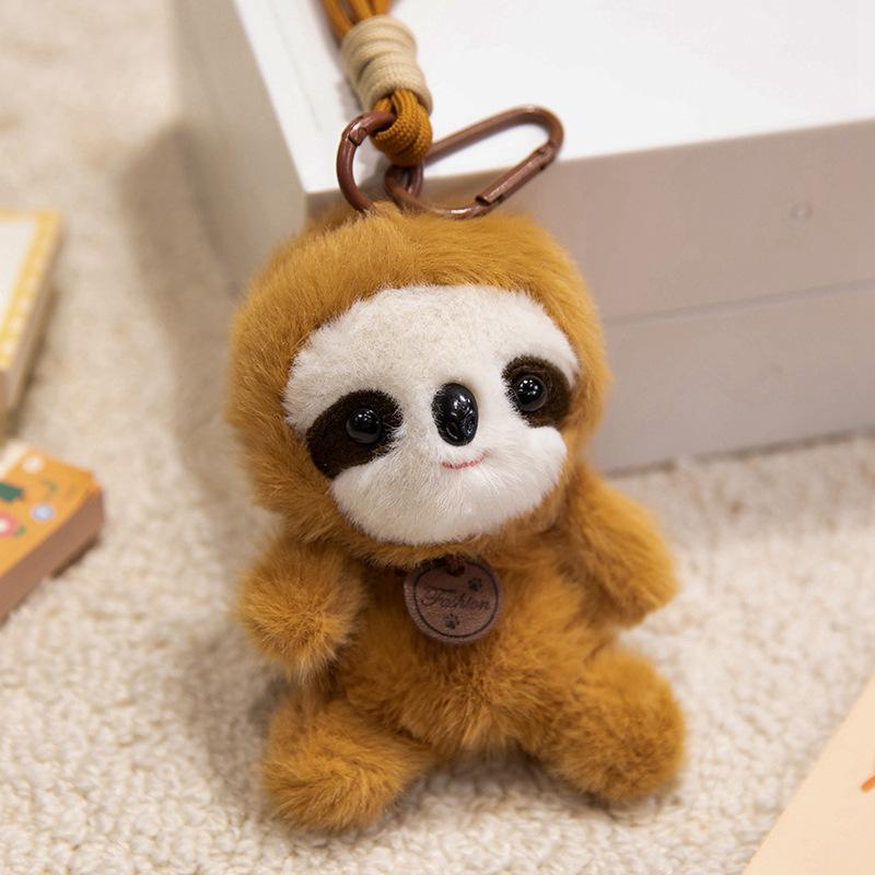 Cartoon Treasure Cute Animal Plush Toy Pig Capybara Dinosaur Otter Rabbit Panda Bag Pendant