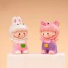 Chinese Zodiac Cartoon Figurines Resin Cute Doll House Miniatures Office Desktop Car Decorations Cute Handmade Mini Ornaments