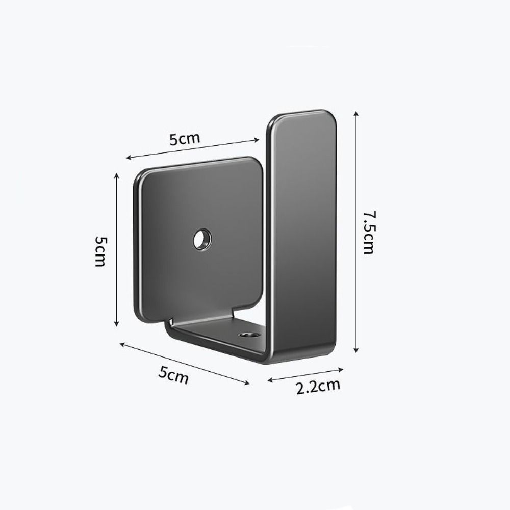 Wall Mount Router Power Strip Holder No Drill Multifunctional Wifi Placement Rack Carbon Steel Space Saving Wall Support Bracket