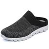 Baotou Herren Halbschuhe Sommer Fliegenstrick Mesh Slipper Sportschuhe Einschlupf Leicht Fersenlos Lässige Hausschuhe
