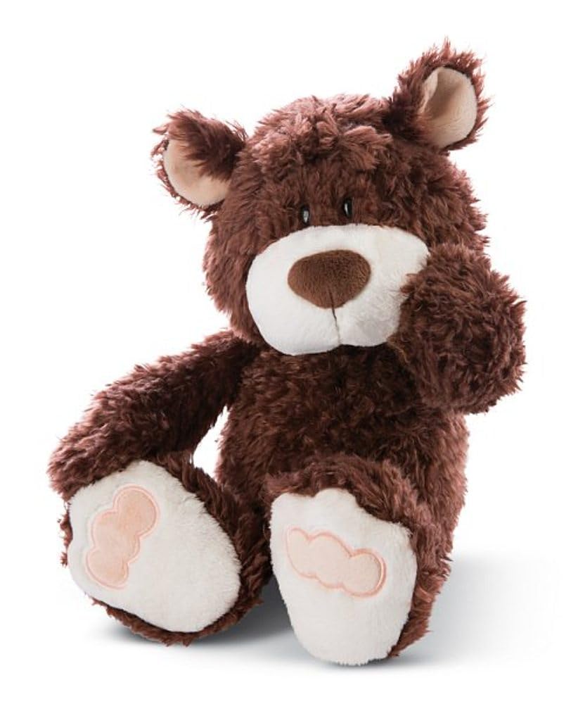 NICI Classic Bear 22 Plush Toy, Cacao, 35cm, Fluffy Bear, Made in Germany, Gift, Present, 3047604