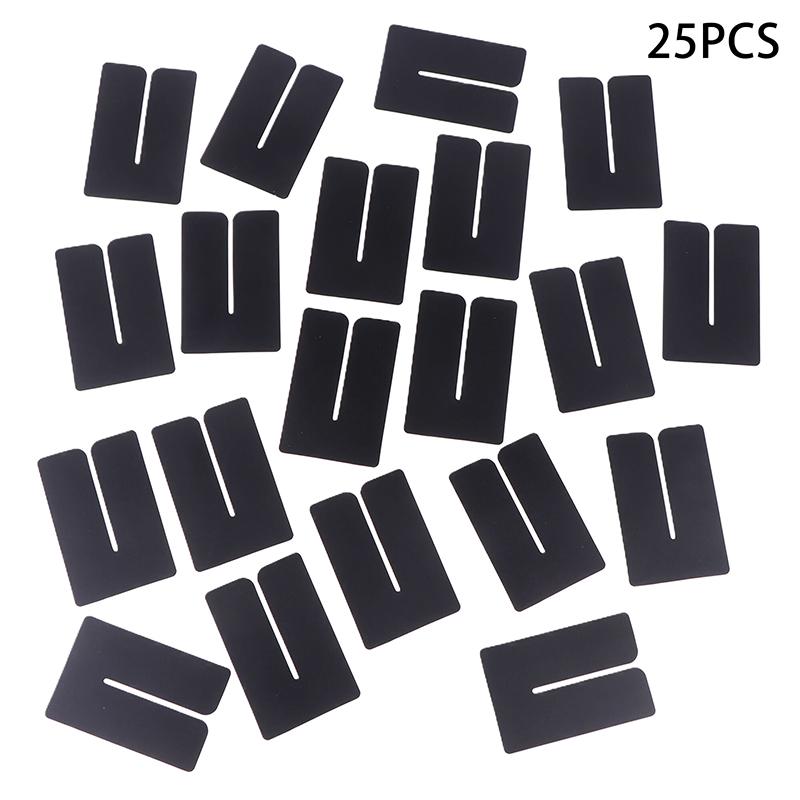 25 Adet Anti-Uv Kalkan Koruyucular Saç Uzatma Koruyucu Yapraklar Dikdörtgen Isı Kalkanı Yaprakları Uv Lamba Saç Uzatmaları İçin