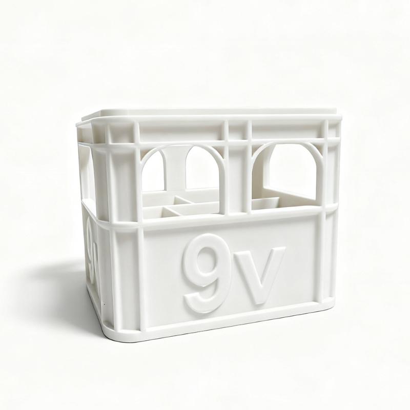 3D tištěný box na baterie DIY pivní přepravka Ne. 5 Aa Ne. 7 Aaa 18650 Baterie Stohovatelný Úložný Košík Úložný Box