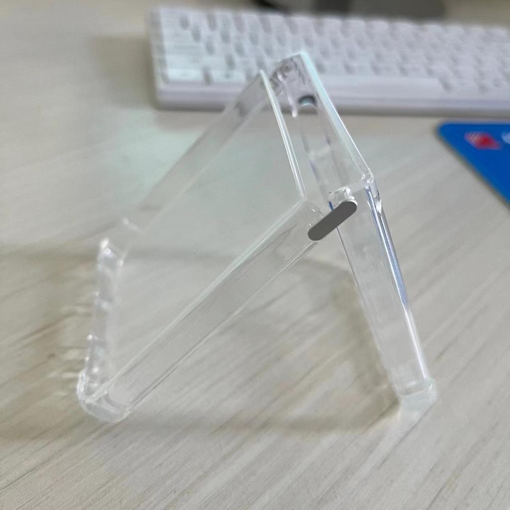 Samsung Z Flip 5 Silicone Soft Case: Slim, Lightweight, Transparent, Anti-Drop Protection.