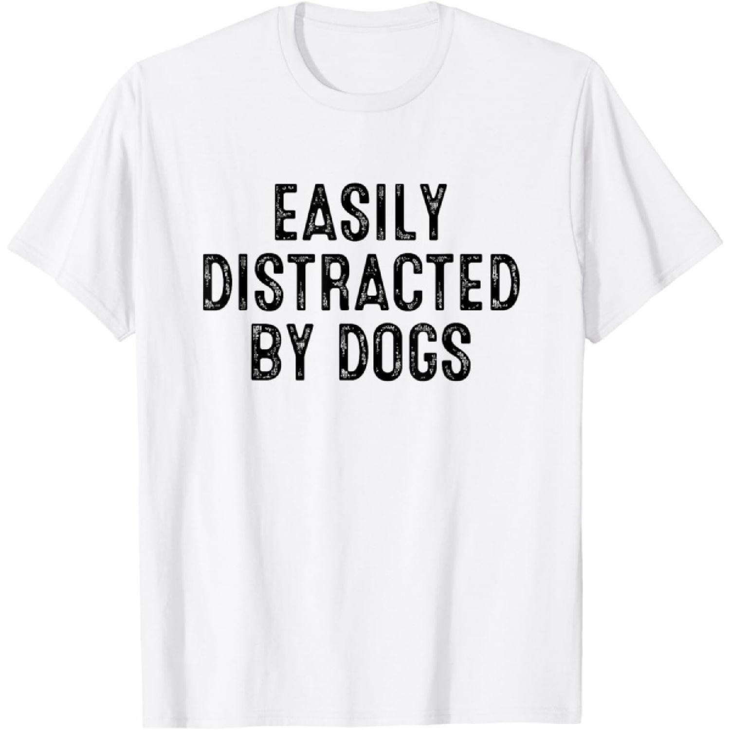 Easily Distracted By Dogs T-Shirt XXXXXL белый