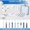 Electric Toothbrush Holder Replacement for Braun Oral B with Brush Head Storage Cover and Charger Base Stand