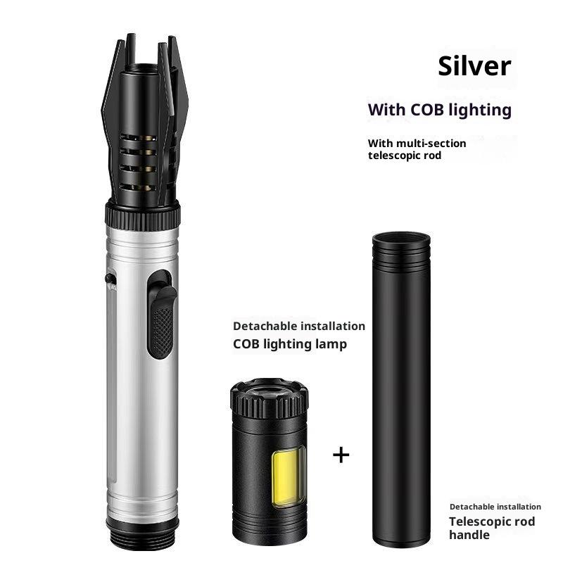 BBQ Barbecue Candle Lengthening Powerful Metal Gas Lighter Windproof Turbo Kitchen Torch Cigar Smoking Accessories Flashlight