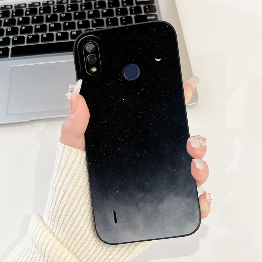Moon Night Gothic Style Phone Case For Itel P33 Plus P33+ Back Cover Soft Silicone Bumper Coque ITELP33 P 33 Capa