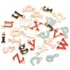 26pcs/lot Alloy Drip Oil Pendant Colorful A-Z English Letter Charm Pendant For DIY Handmade Earrings Necklace Gift Accessories