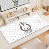 New Arrival Miffy Mouse Pad Cute Cartoon Rabbit Desk Mat Aesthetic Kawaii Computer Accessories for Dorm Bedroom Office Decor