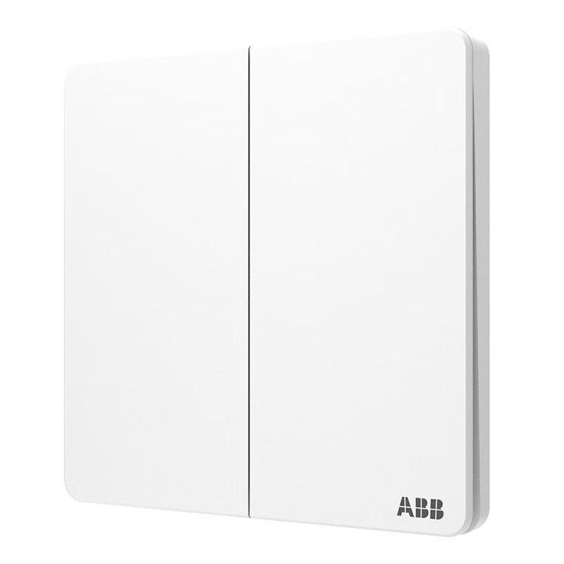 ABB Junchi Series 2-Gang Single Control Switch Panel