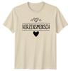Herzensmensch T-Shirt German Sentiment Friendship Birthday Gift For Him And Her