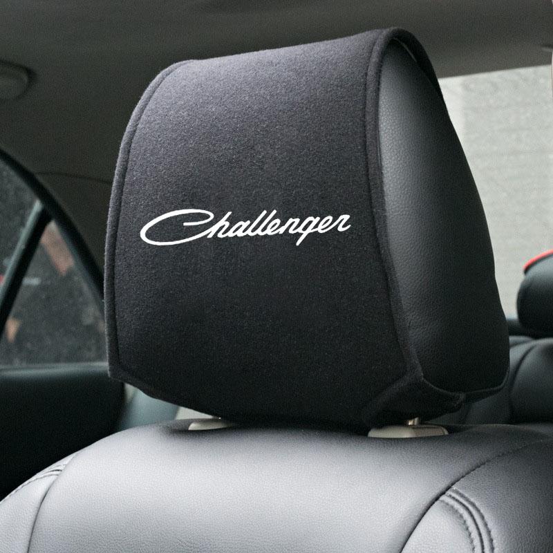 Car Seat Back Headrest Pillow Dustproof Cover For Dodge Challenger 2008 2009 2010 2011 2012 2013 2014 2015 2016 2017 2018 2019 T777
