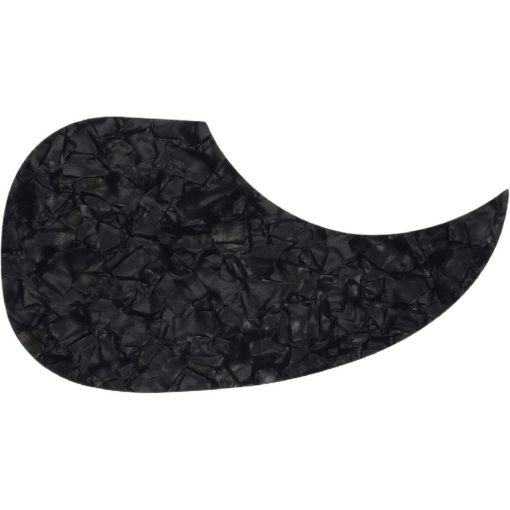 ARTIBETTER Guitar Pickguard Anti-Scratch Guard Plate Self-Adhesive Pick Guard Sticker for 40/41 Inch Acoustic Guitar Parts Black