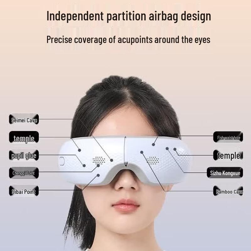 MIAOJIE Smart Eye Massager with Heat and Airbag CN plug (adapter included)