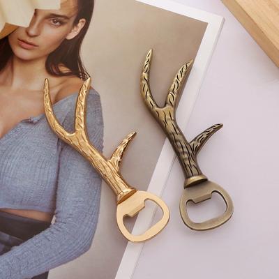 Antler Type Bottle Opener Christmas Creative Wine Opener Beautiful for Opening Wine Bottle Home Decoration