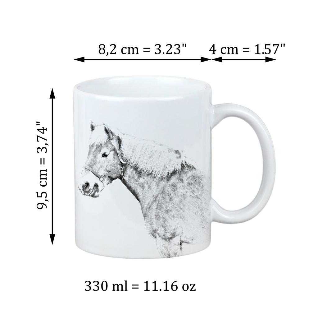 Haflinger Fohlen - mug with a horse, mug with a photo, personalized gift from the Art-Dog brand