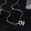 925 Sterling Silver Star Necklace - 2024 Trendy Light Luxury Clavicle Chain for Women