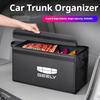 For GEELY Coolray X7 EX5 Emgrand Monjaro 2026, Car Trunk Foldable Storage Box Large-Capacity Stowing Tidying Bag Car Accessories