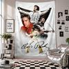 Wall TapestryElvis Presley Art Hanging Cloth Decorative Background Cover for Room Decoration