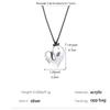 Red Heart Pendant Necklace Vintage Love Heart Choker Necklaces for Women Jewelry Accessories