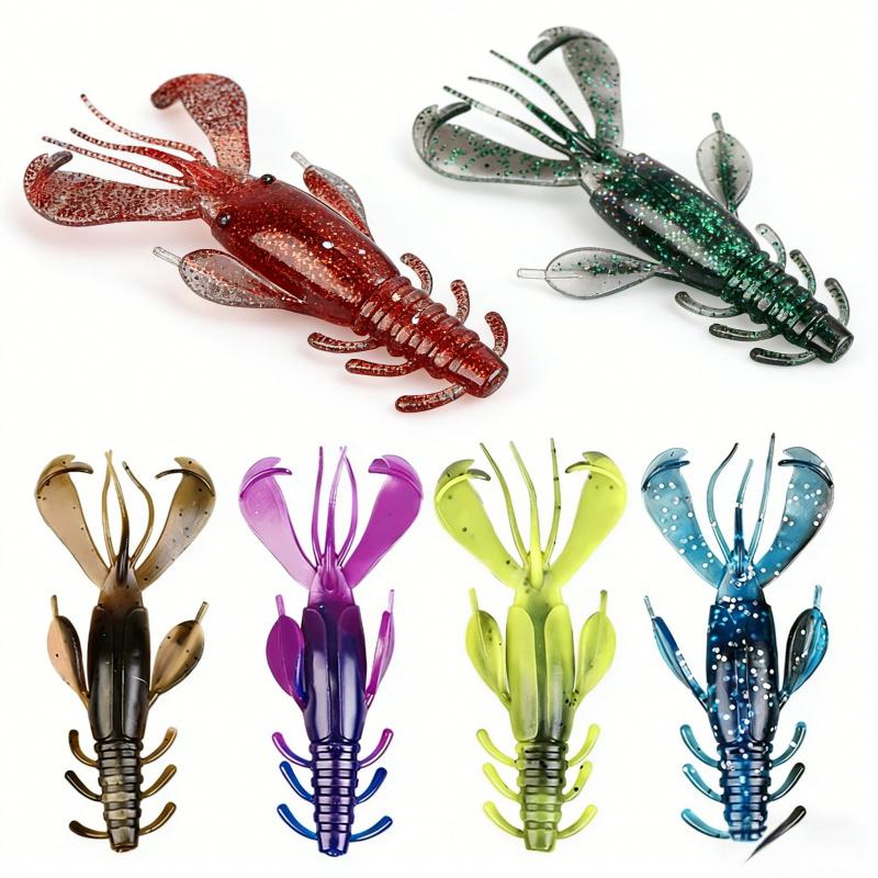 Lure Soft Bait Self-Propelled Shrimp Imitation10cm10gMulti-Legged Fake Bait Fishing Gear for Freshwater and Saltwater Fishing, S