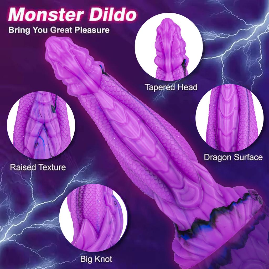 Alien Dildo Adult Sexual Product Liquid Silicone Dreamy Dragon Dildo Female SM Masturbator Penis