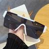 Outdoor Sports One Piece Cycling Sunglasses For Men's And Women's Large Frame Water Silver Cyberpunk Motorcycle Mirror Shades UV Resistant
