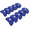 10Pcs Soft Golf Iron Head Covers Protective Golf Headcover Protective Cover Rod Head Cases Golf Accessories Nduring