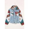 Women's Western Denim Hooded Jacket