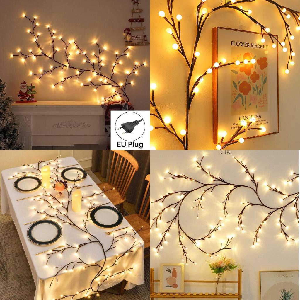 Led Tree Light Indoor Decorative Wall Sticker For Bedroom And Living Room Ambiance