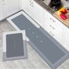 Super Absorbent Kitchen Mat Diatom Mud Pad Bathroom Pad Anti-Slip Carpet Mats Wipeable Wash Long Strip Carpet