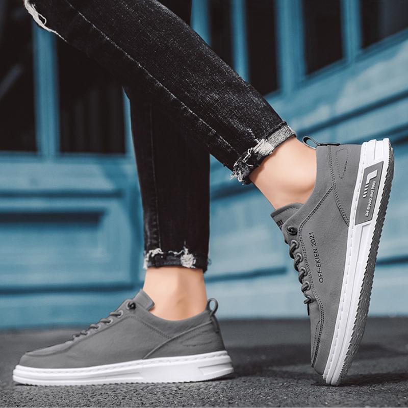Men's Vulcanized Shoes Lce Silk Canvas Lightweight And Easy To Wear Brand Shoes for Men New Non-slip Wear-resistant Man Sneakers