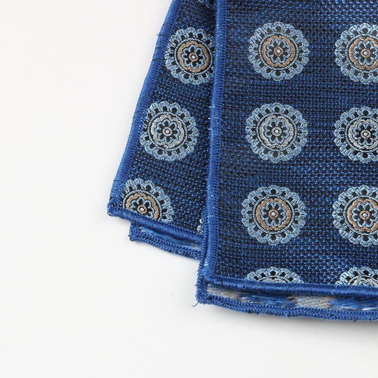 Men'S Handkerchief Square Towel Polyester Cashew Flower Suit Pocket Towel Dress Square Towel