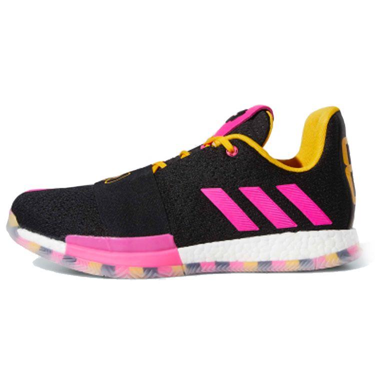 

Adidas Харден Том. 3 Black Shock Pink Мужские кроссовки Active-Gold EG2416