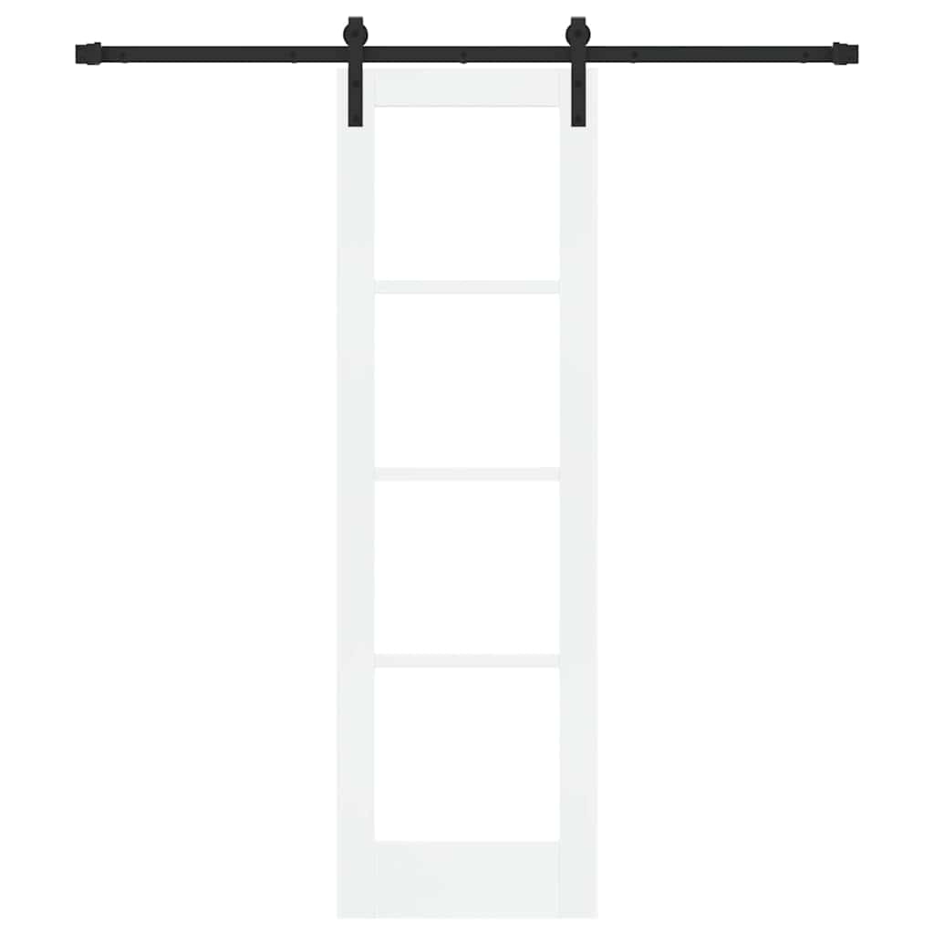 ORKDAL Sliding Door White and Black 61 X 198.5 Cm