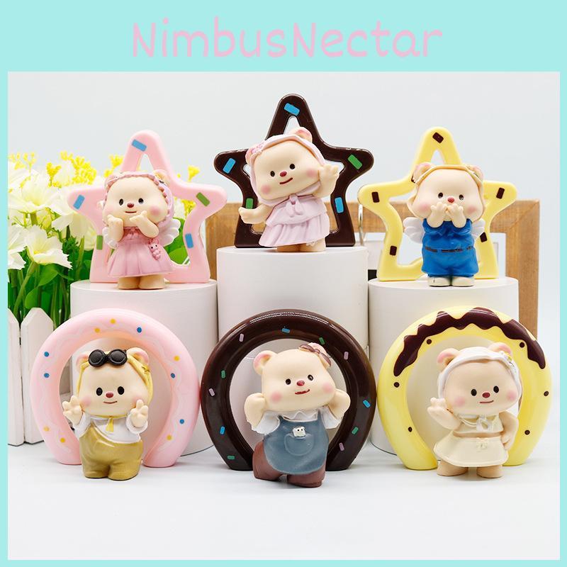 Butter Bear Pvc Desk Toys For Kids Room And Collectors Display