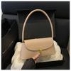 Niche Retro Simple Underarm Baguette Bag, Fashionable High-end Bag Texture, All-match Shoulder Bag Trend