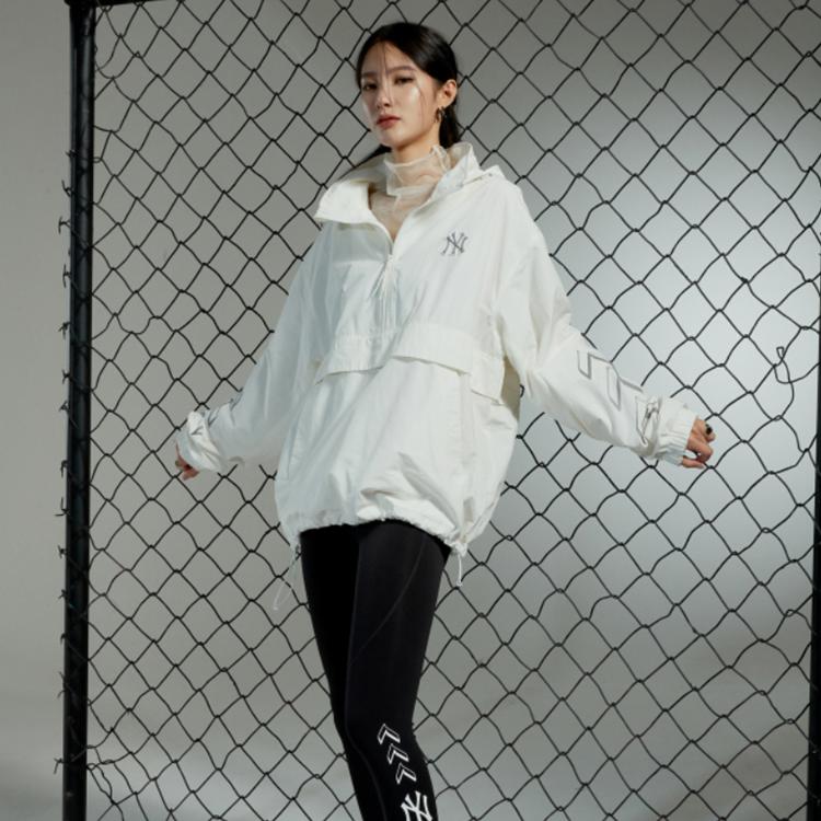 New MLB New York Yankees Jacket Unisex Ivory White 3AWJ14014-50IVS