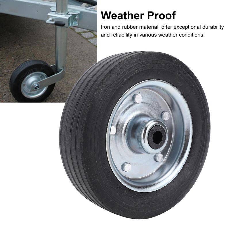 Trailer Jack Wheel Trailer Jack Wheel 6 Inch 43mm Rim 1100lbs Load Capacity Waterproofing Trailer Jack Wheel Replacement