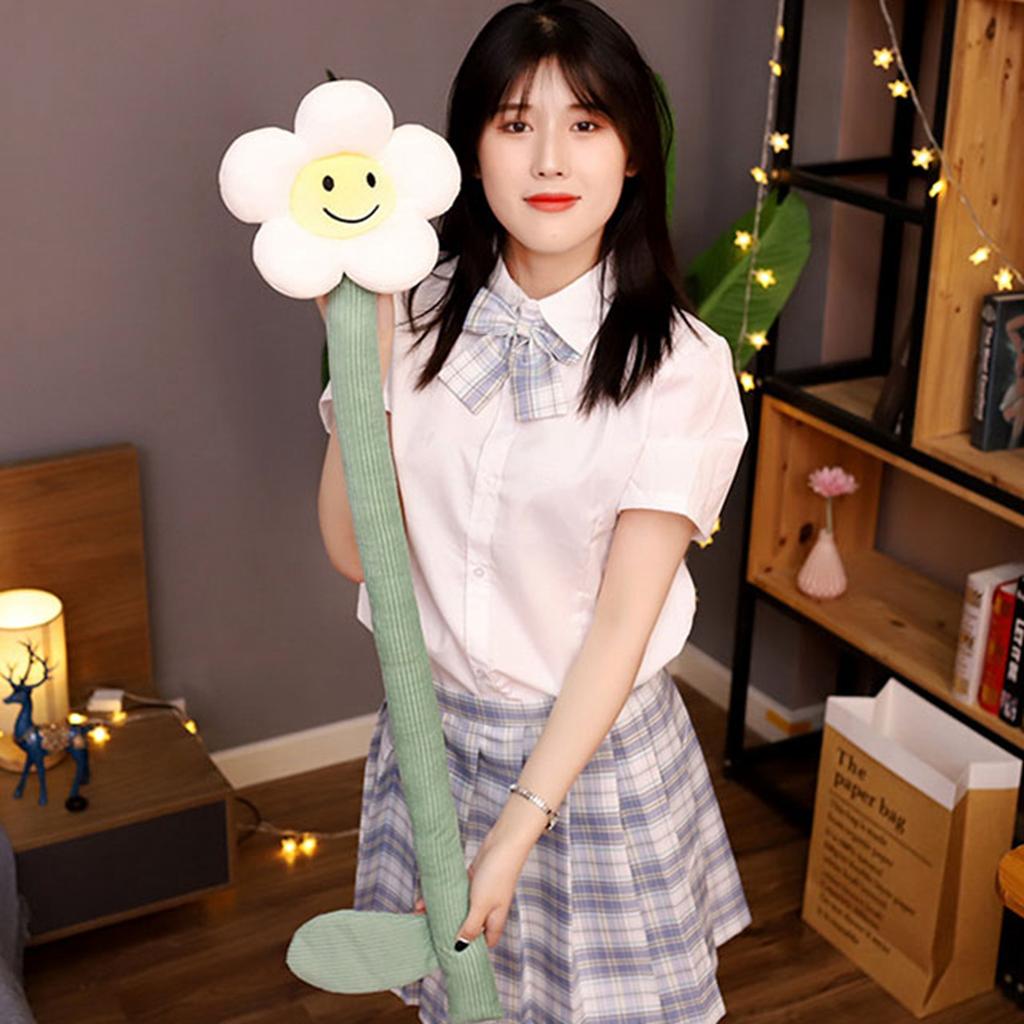 Curtain Holder Soft Flexible Cute Cartoon Sunflower Decorative Plush Curtain Tieback for Children Room Home Office