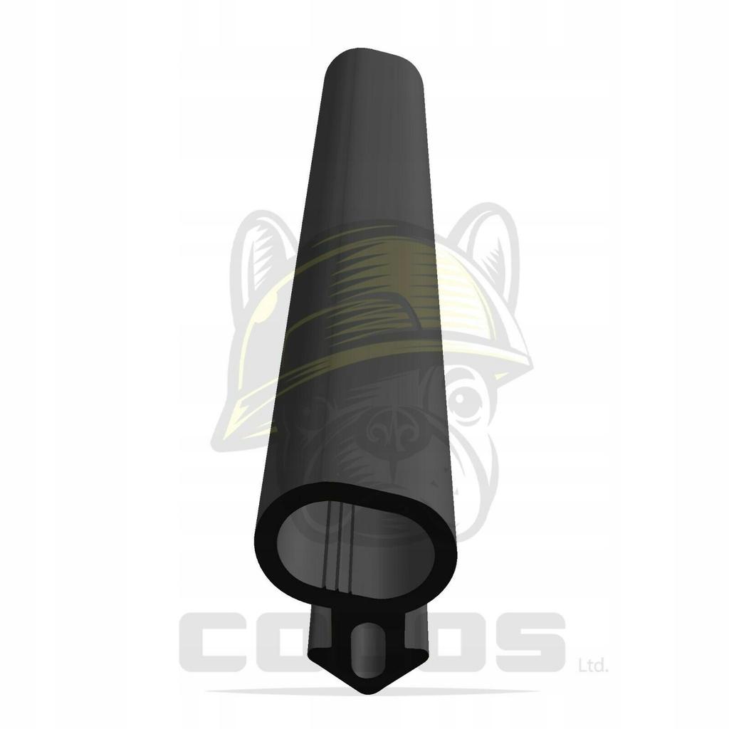 Seal for PVC windows S-232 PANORAMA BLACK 1m