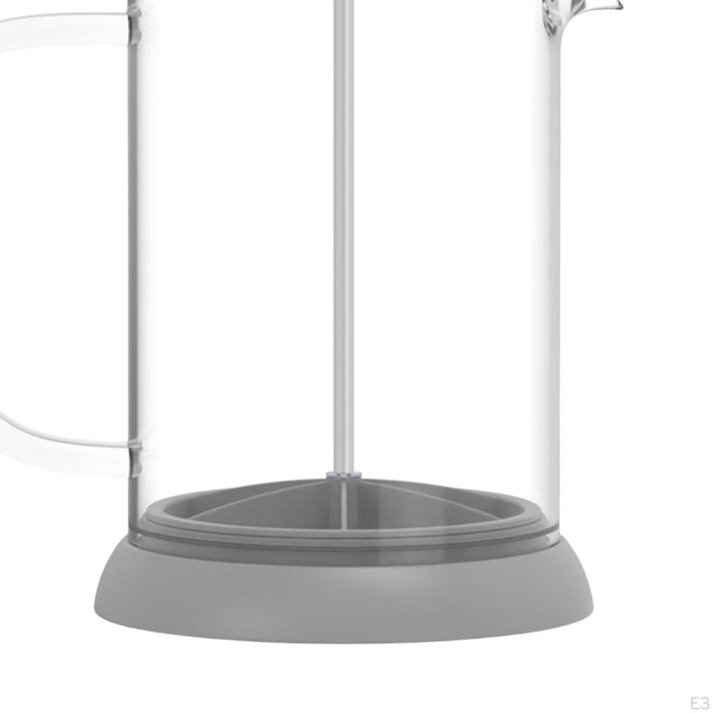 Borosilicate Glass Coffee Maker Pot 800ml High Grade with Stainless Steel Teapot Kettle Luxury