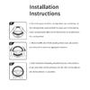Silicone Steering Wheel Cover Suitable for 38cm Diameter Car Accessories Interior Steering Wheel Protective Decoration Universal