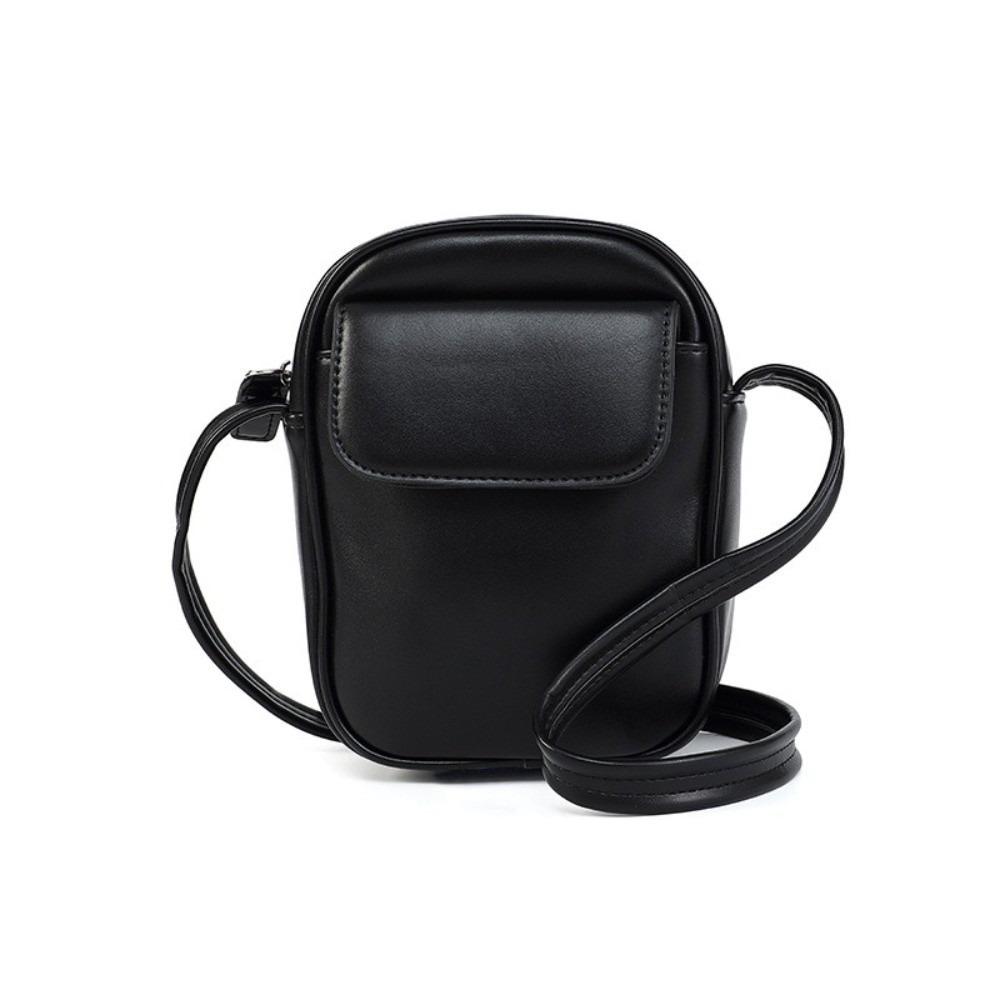 

Solid Color Shoulder Bag Durable Crossbody Bag Simple Women s Handbag Women чорний