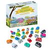 Festlicher Weihnachtskalender mit 24 entzückenden Mini-Autospielzeugfahrzeugen für Kinder