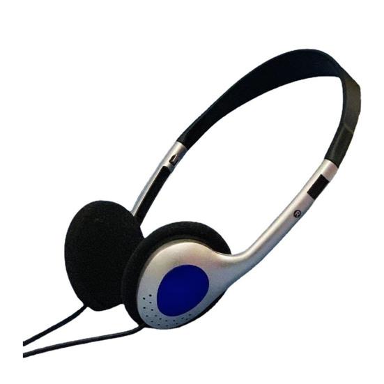 Headphones Wired Earphones Low Latency Clear Telescoping Design Sound Quality Ultralight On-Ear Headphones