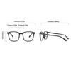 Photochromic Anti Blue Light Clear Glasses Women's Square Computer Blue Light Blocking TR90 Eyeglasses
