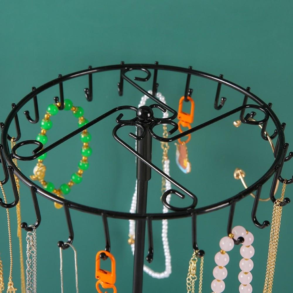 Rotating Jewelry Display Stand Removable Necklace Holder Jewelry Storage Rack Jewelry Storage